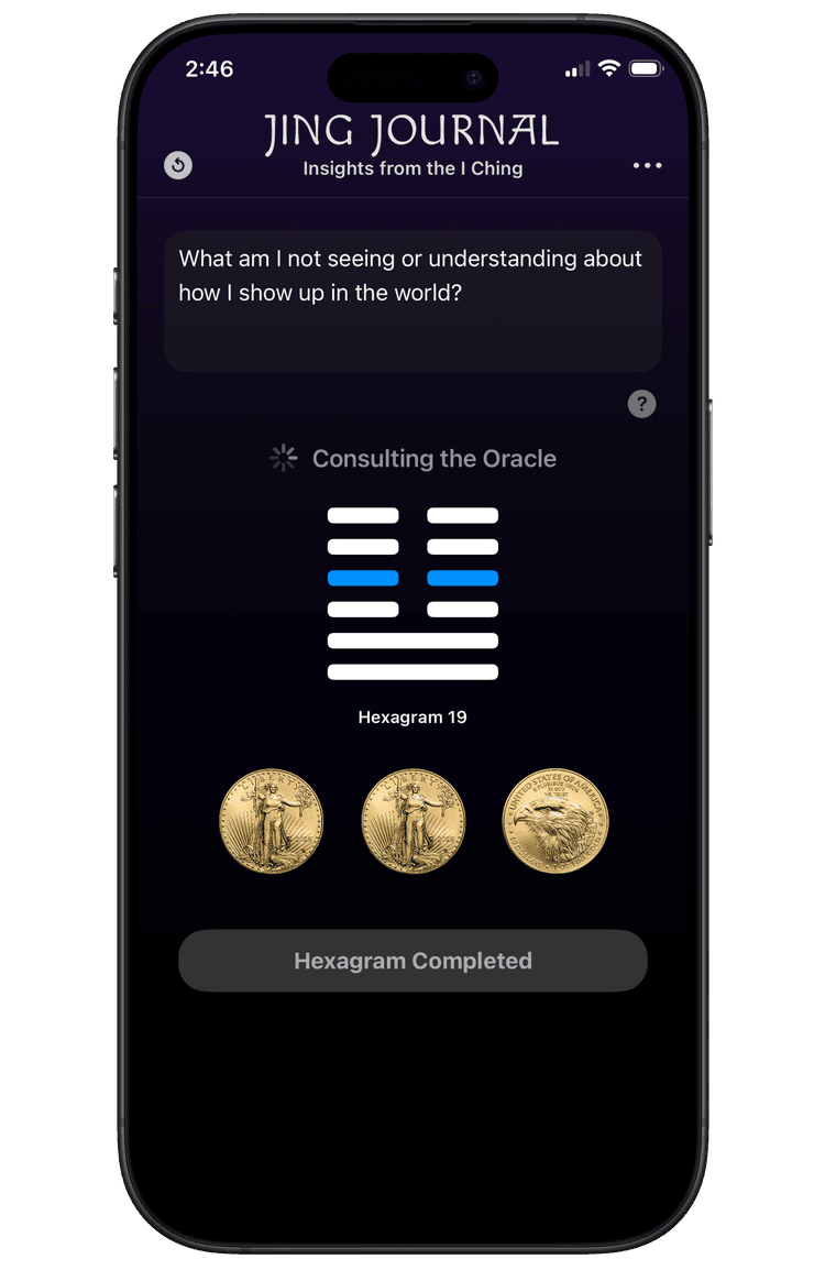 Jing Journal iOS app screen shot
